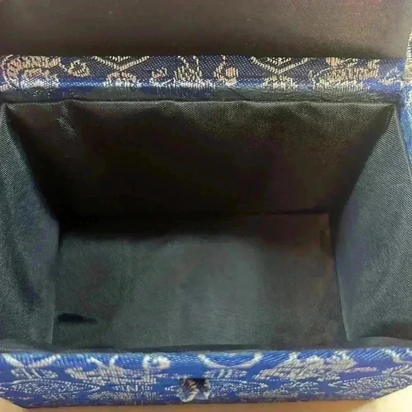 Golden Treasures‎ Cloisonne Egg Hand Crafted Copper Floral Birds Stand Box - Picture 7 of 9